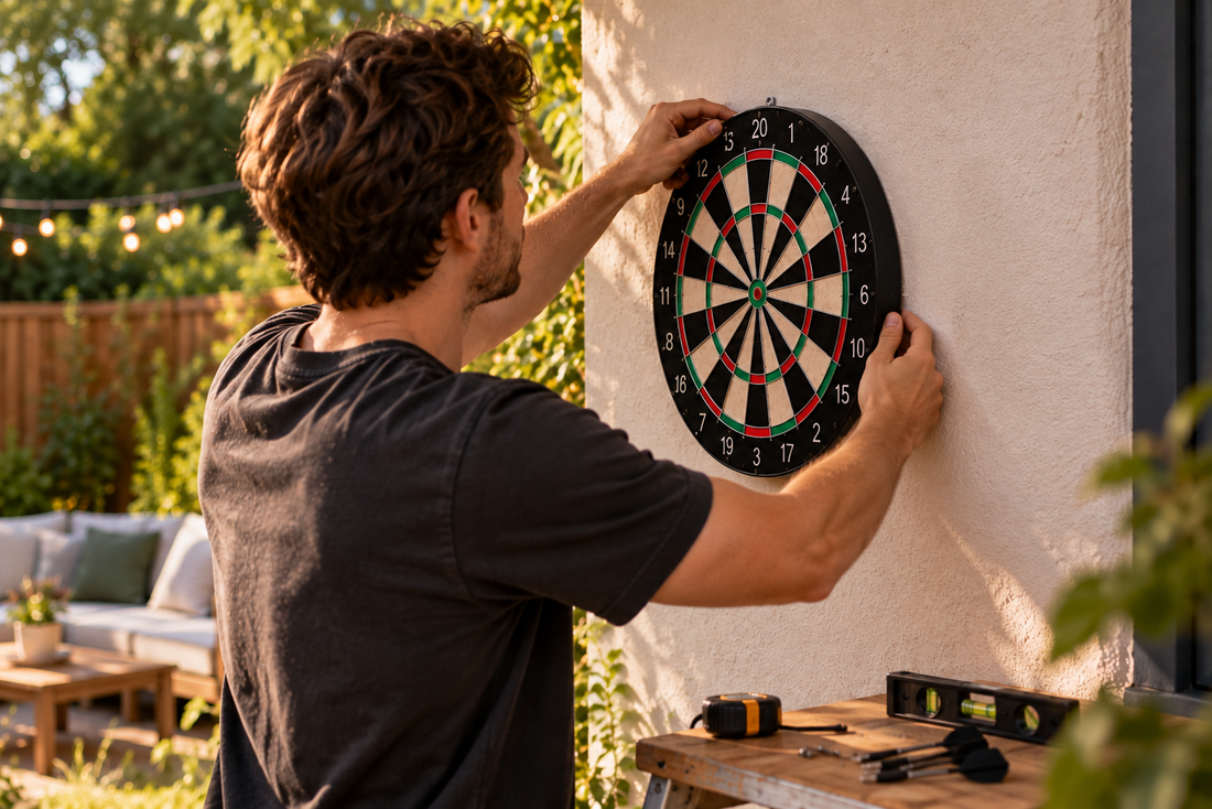 Installation jeu de flechette
