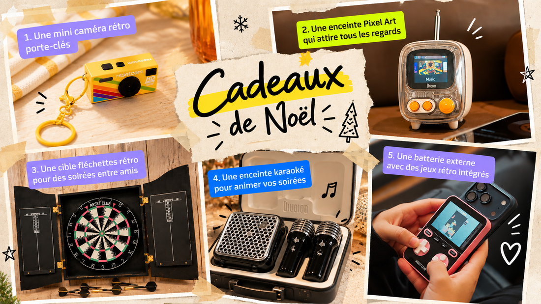5 Idées cadeaux Noël gaming rétro 2026