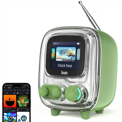 Divoom Tiivoo-2 Vert — L'Enceinte Radio