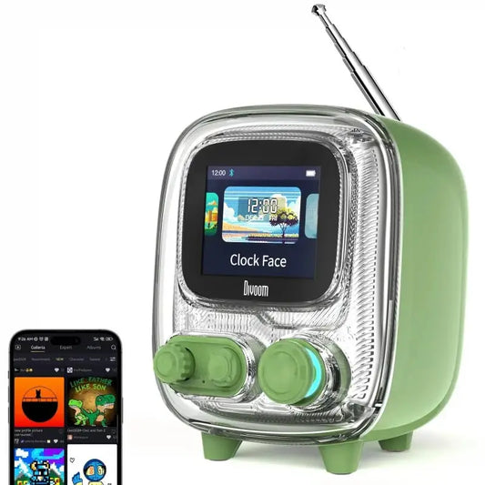 Divoom Tiivoo-2 Vert — L'Enceinte Radio