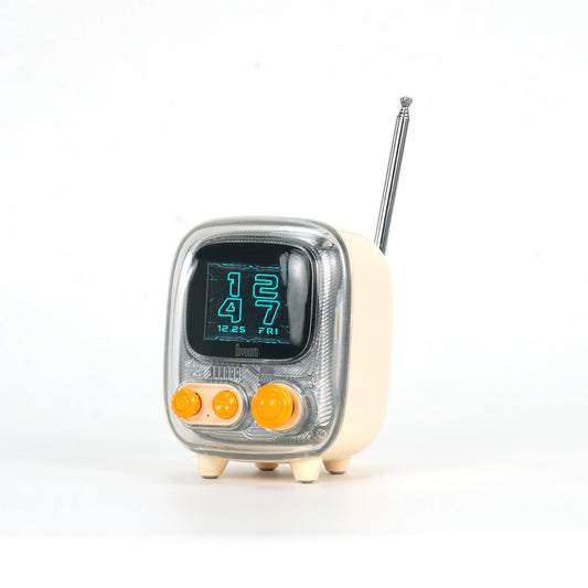 Divoom Tiivoo-2 Crème — L'Enceinte Radio