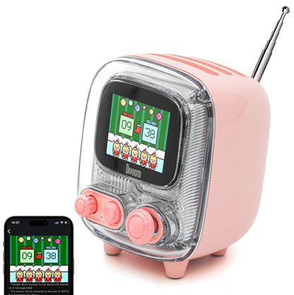 Divoom Tiivoo-2 Rose — L'Enceinte Radio