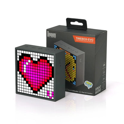 Divoom Timebox Evo — Enceinte Pixel Art Slim