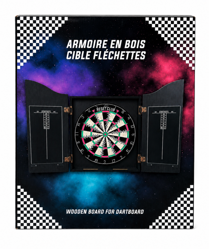 Jeu de Fléchettes — Cible Sisal Design Damier