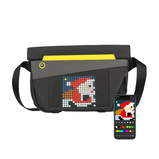 Sacoche Connectée Divoom Sling Bag-V — Écran LED Pixel Art